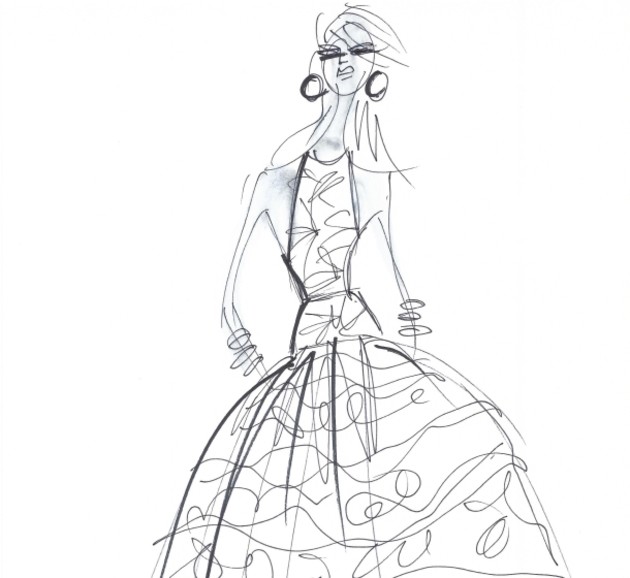 Jayson Brunsdon: 'Rio' collection sketch.